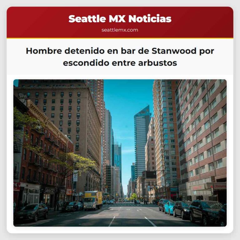 Hombre detenido en bar de Stanwood por escondido entre arbustos