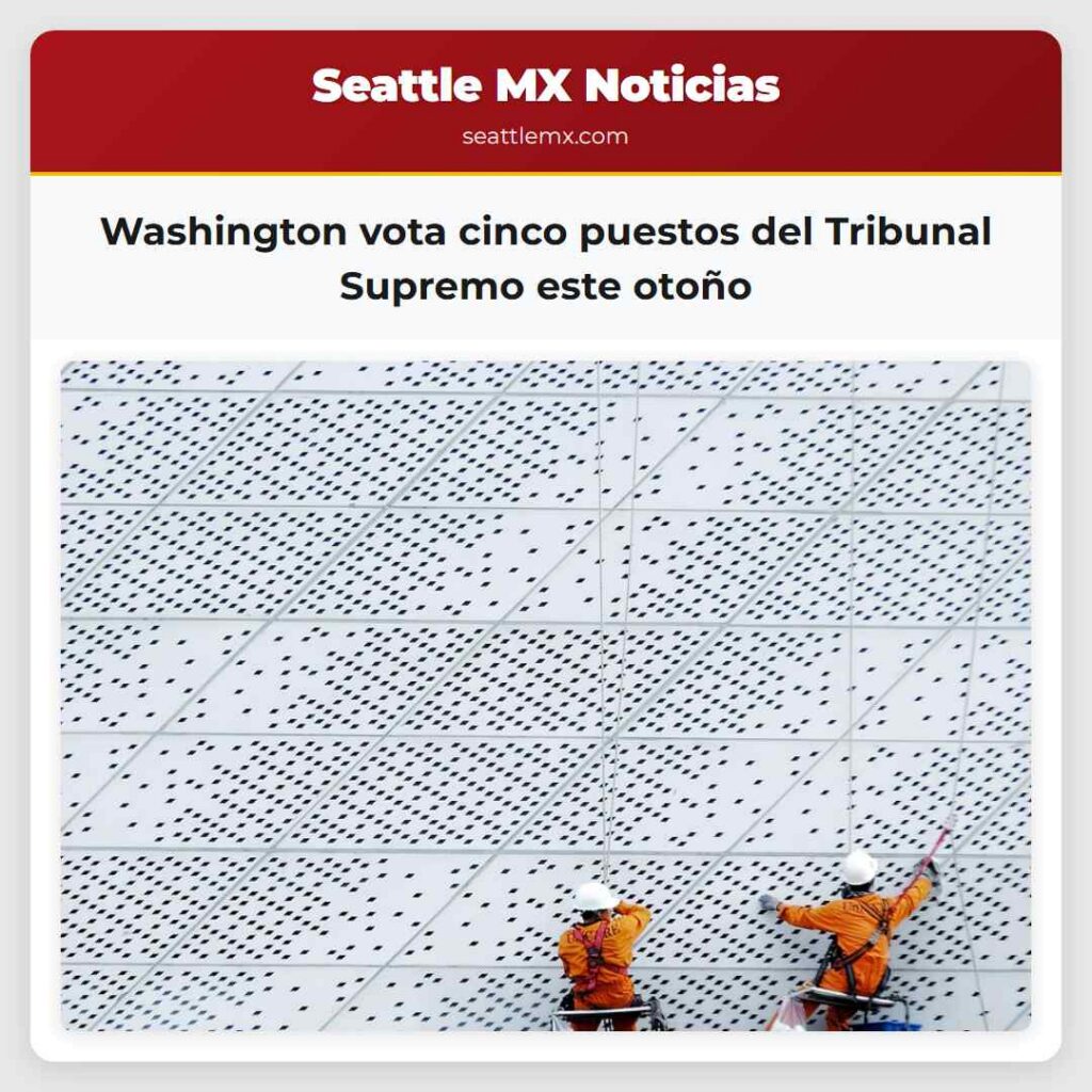 Washington vota cinco puestos del Tribunal