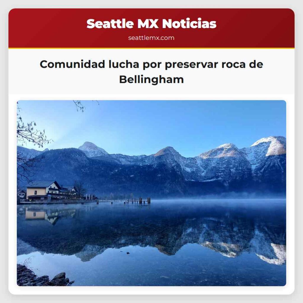 Comunidad lucha por preservar roca de Bellingham