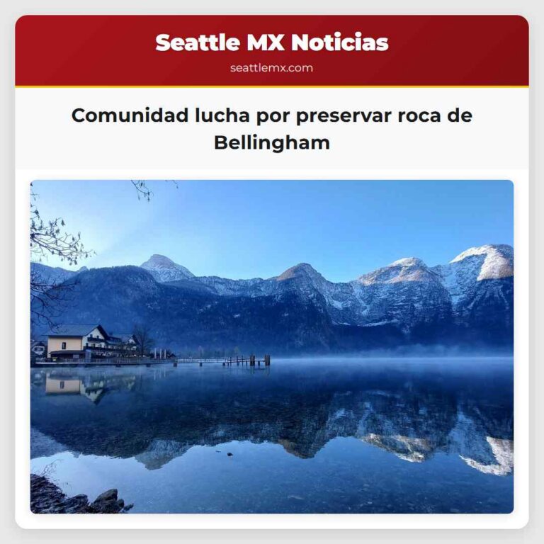Comunidad lucha por preservar roca de Bellingham