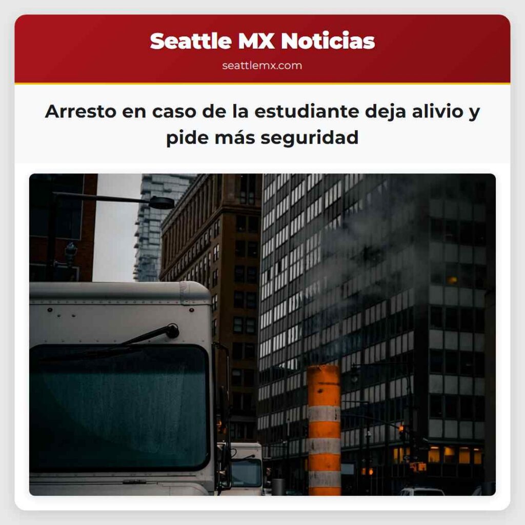Arresto en caso de la estudiante deja alivio y