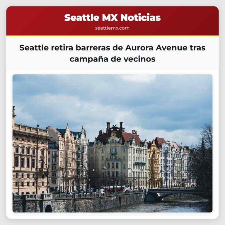 Seattle retira barreras de Aurora Avenue tras campaña de vecinos