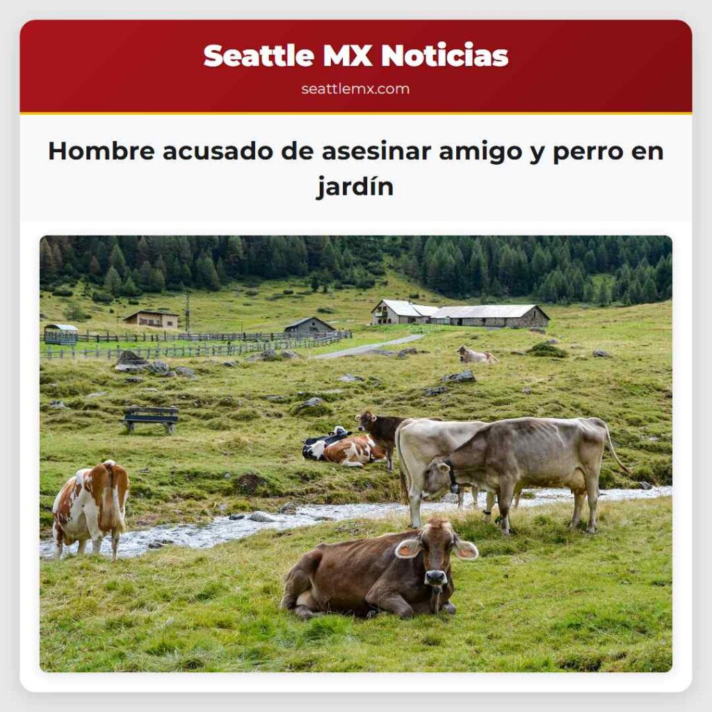 Hombre acusado de asesinar amigo y perro en jardín