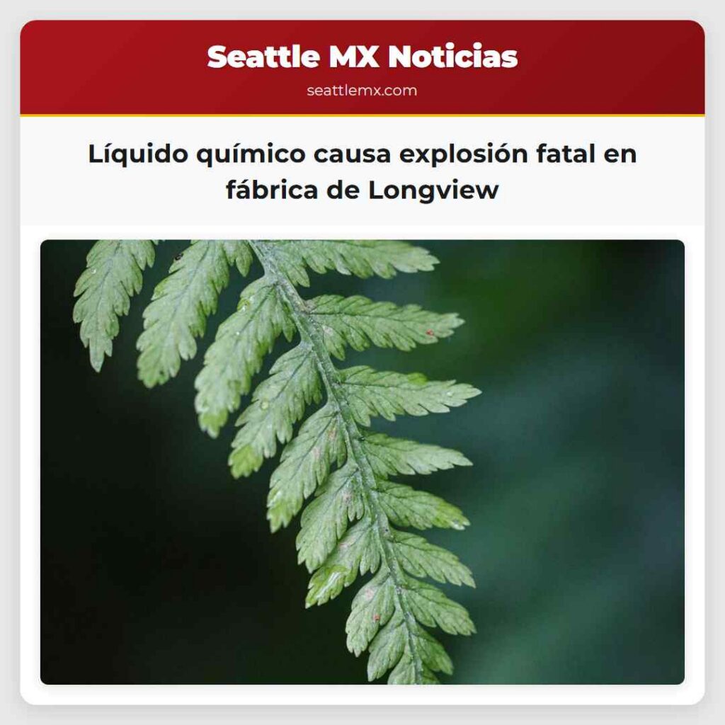 Líquido químico causa explosión fatal en fábrica