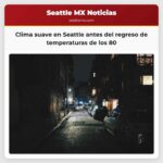 Clima suave en Seattle antes del regreso de temperaturas de los 80