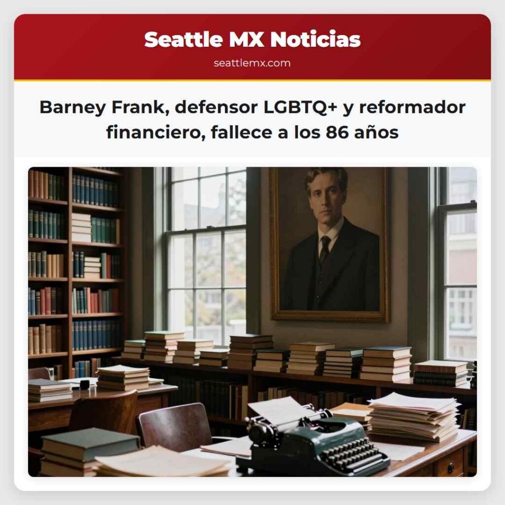 Barney Frank, defensor LGBTQ+ y reformador