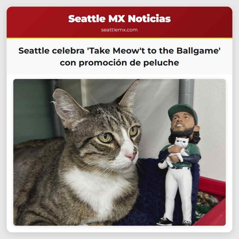 Seattle celebra Take Meowt to the Ballgame con promoción de peluche