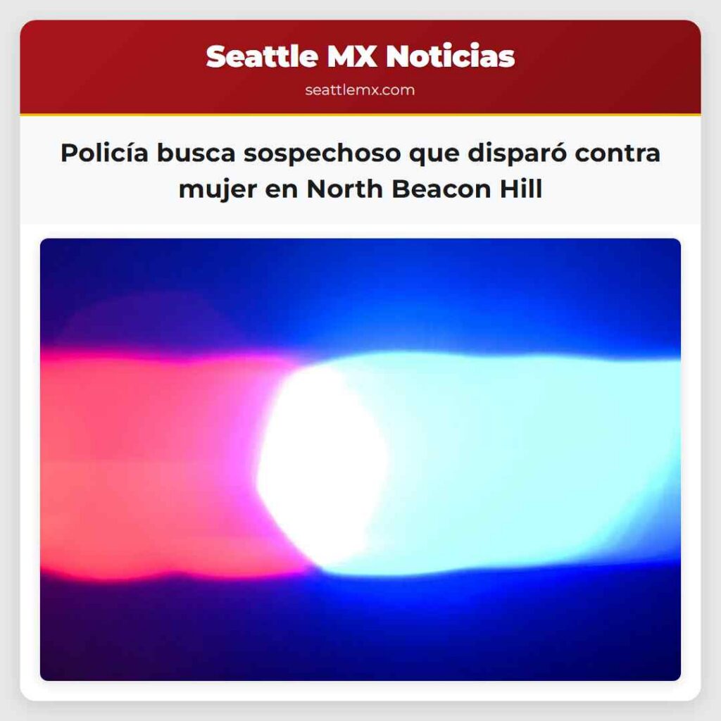 Policía busca sospechoso que disparó contra mujer