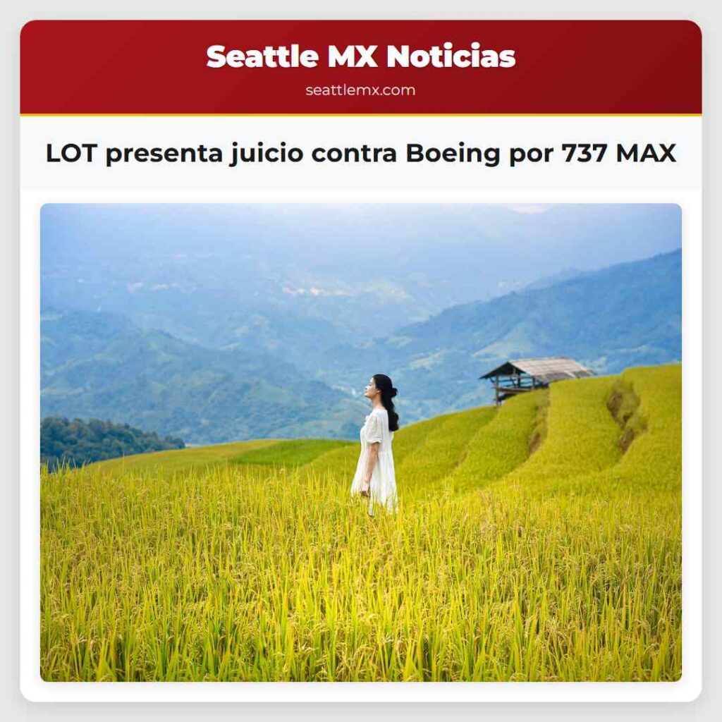 LOT presenta juicio contra Boeing por 737 MAX