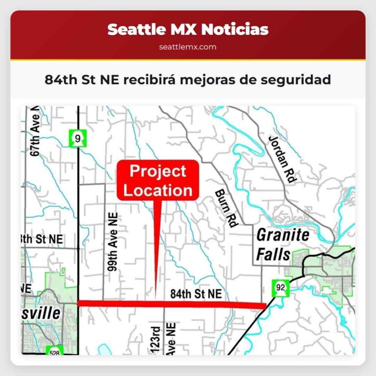 84th St NE recibirá mejoras de seguridad