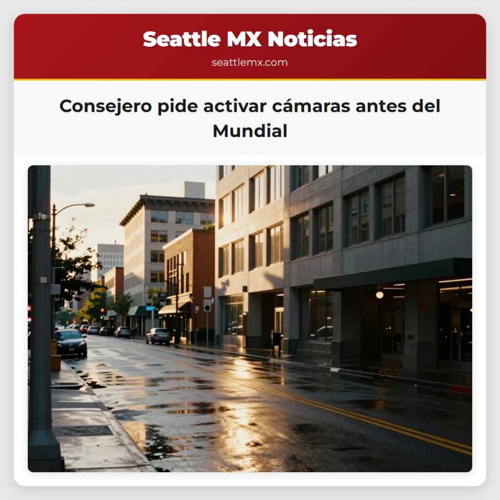 Consejero pide activar cámaras antes del Mundial