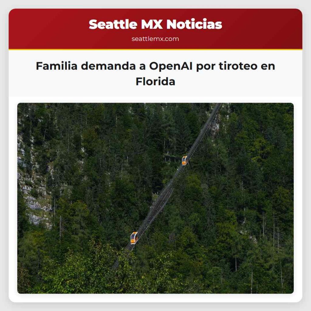 Familia demanda a OpenAI por tiroteo en Florida