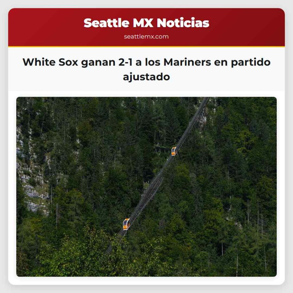 White Sox ganan 2-1 a los Mariners en partido