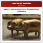 Agentes buscan sospechoso de asesinato en Covington