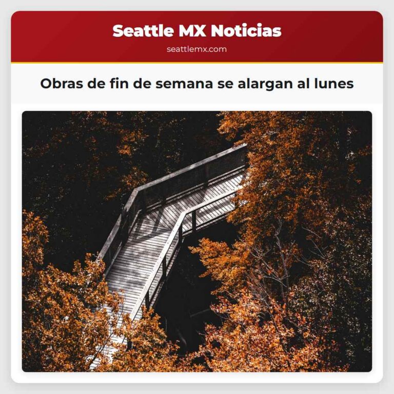 Obras de fin de semana se alargan al lunes