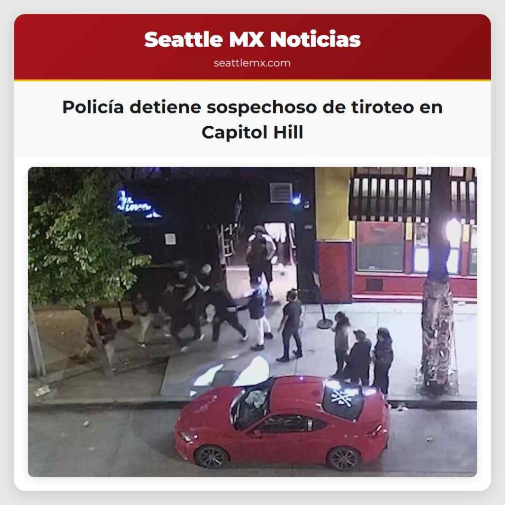 Policía detiene sospechoso de tiroteo en Capitol