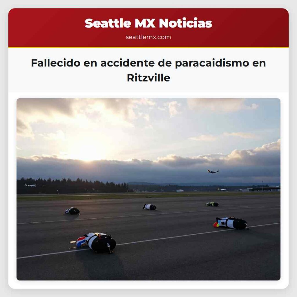Fallecido en accidente de paracaidismo en