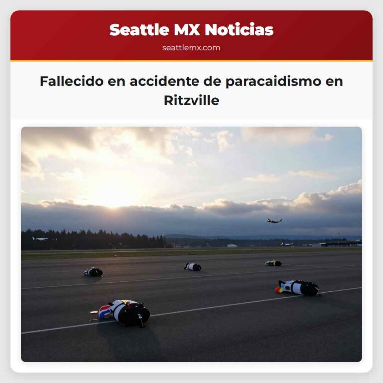 Fallecido en accidente de paracaidismo en Ritzville
