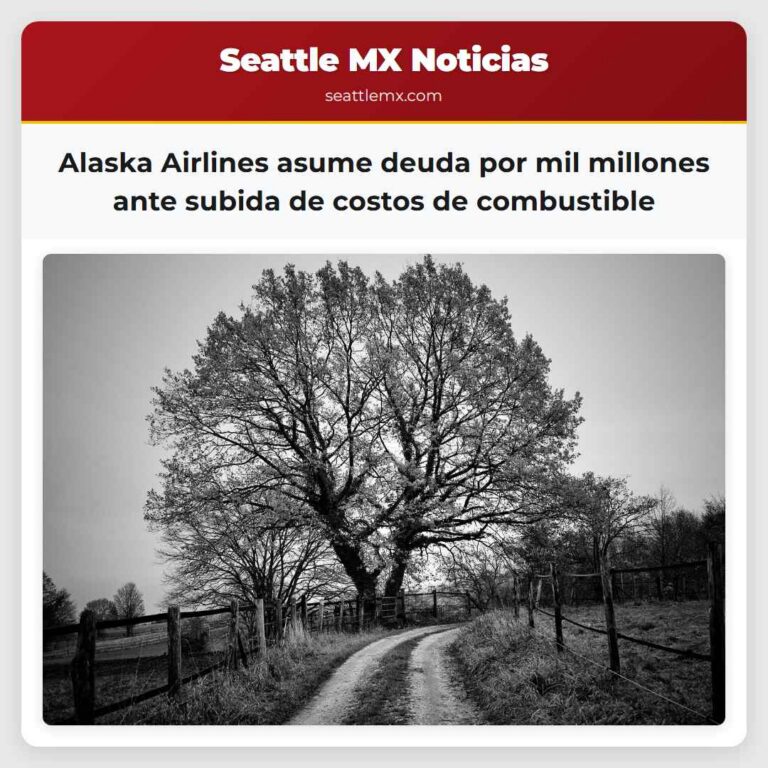 Alaska Airlines asume deuda por mil millones ante subida de costos de combustible