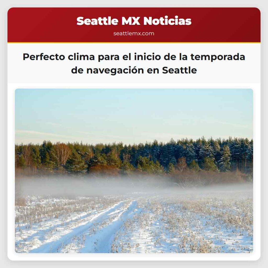 Perfecto clima para el inicio de la temporada de