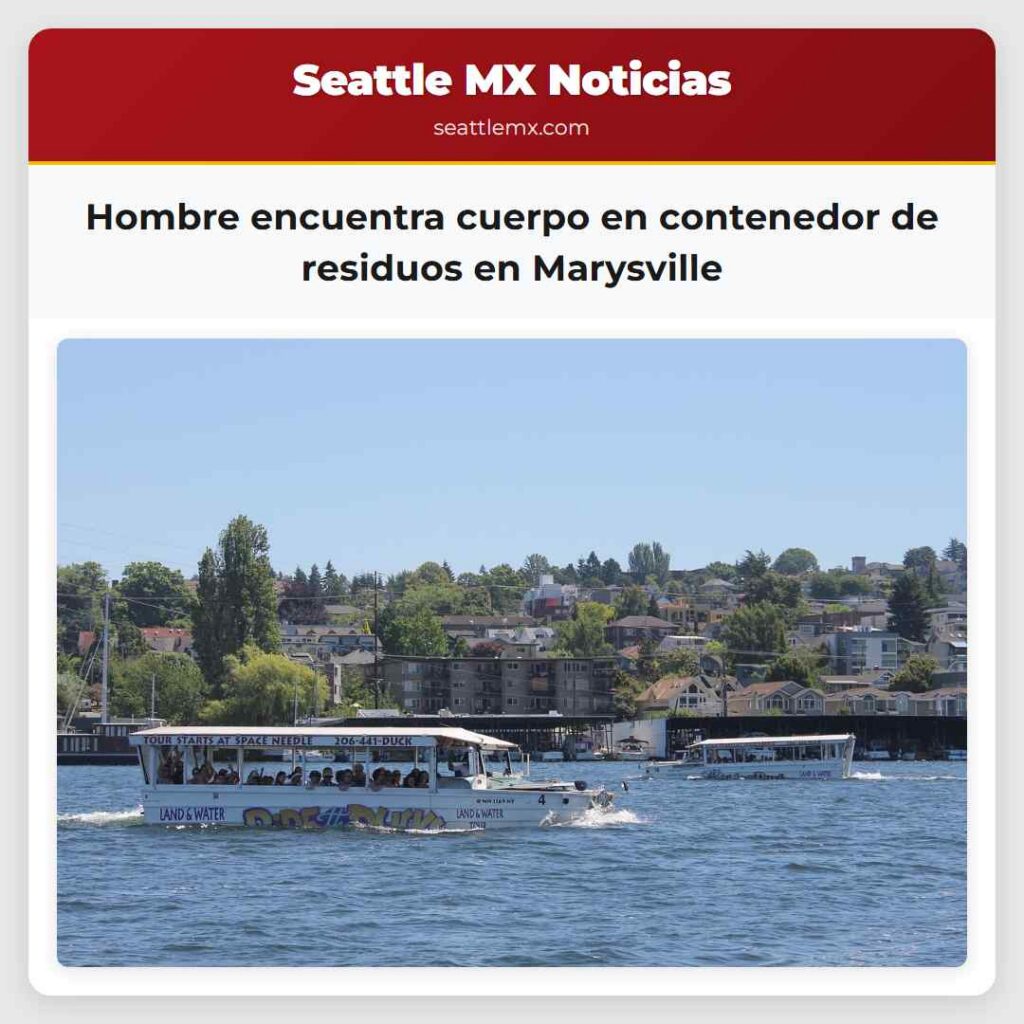 Hombre encuentra cuerpo en contenedor de residuos