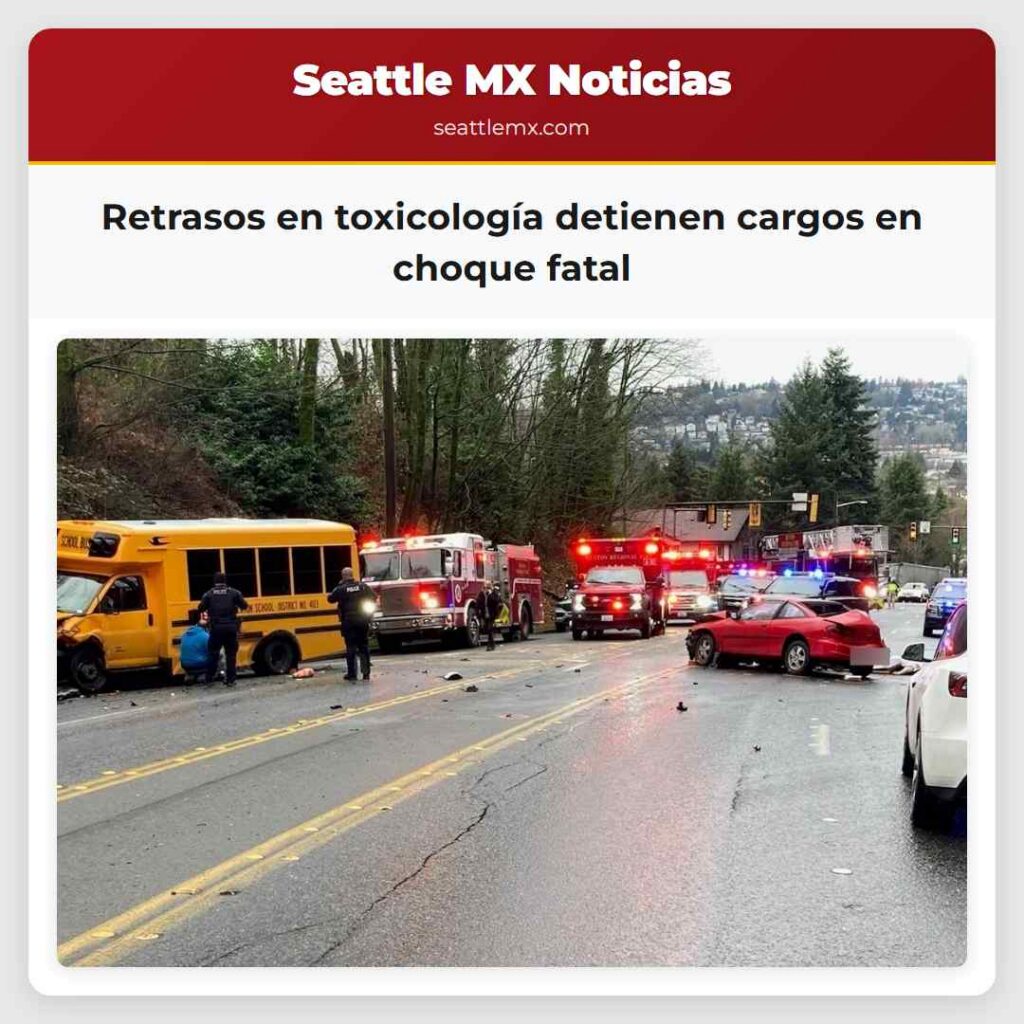 Retrasos en toxicología detienen cargos en choque