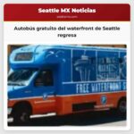 Autobús gratuito del waterfront de Seattle regresa