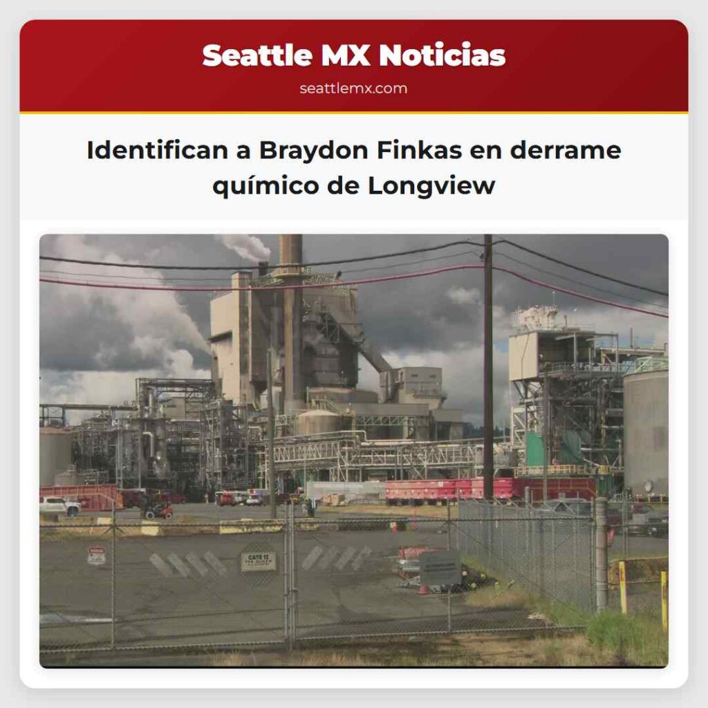 Identifican a Braydon Finkas en derrame químico