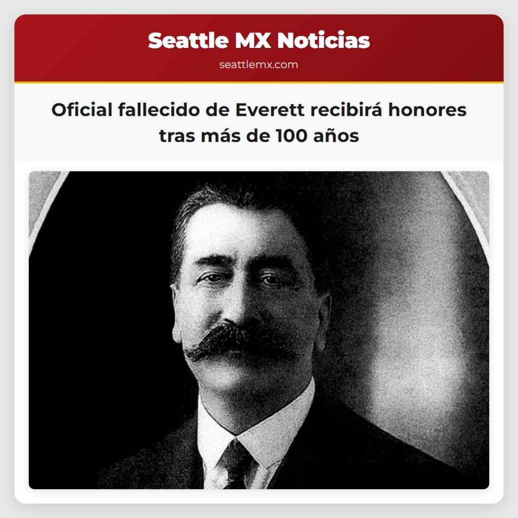 Oficial fallecido de Everett recibirá honores