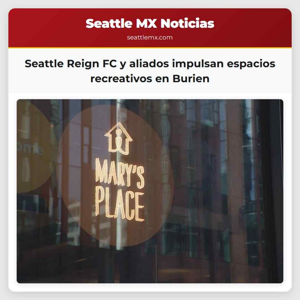 Seattle Reign FC y aliados impulsan espacios
