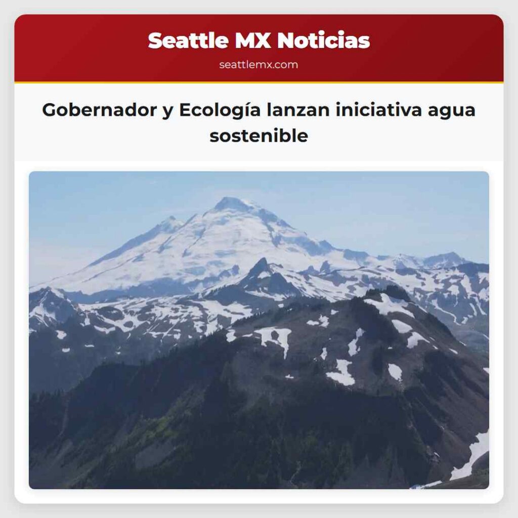 Noticias De Seattle 5 Gobernador y Ecología lanzan iniciativa agua