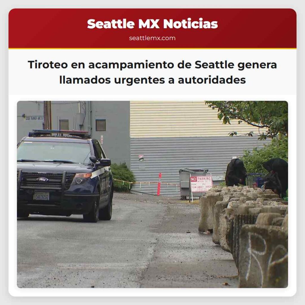 Tiroteo en acampamiento de Seattle genera