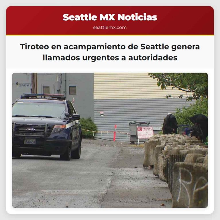 Tiroteo en acampamiento de Seattle genera llamados urgentes a autoridades