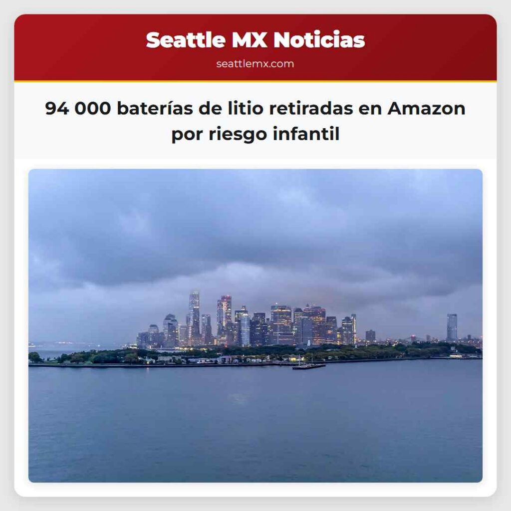 94 000 baterías de litio retiradas en Amazon por