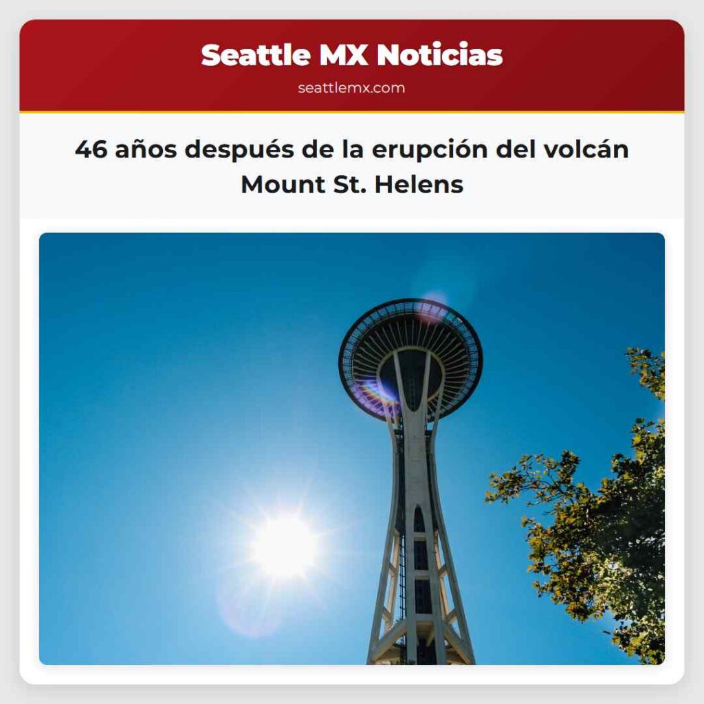 46 años después de la erupción del volcán Mount