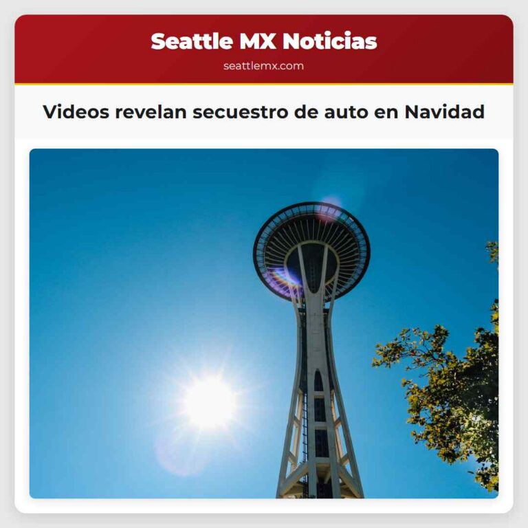 Videos revelan secuestro de auto en Navidad