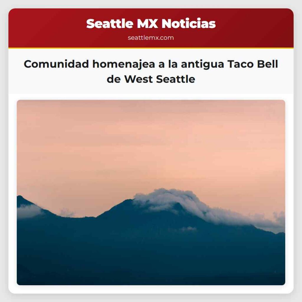 Comunidad homenajea a la antigua Taco Bell de