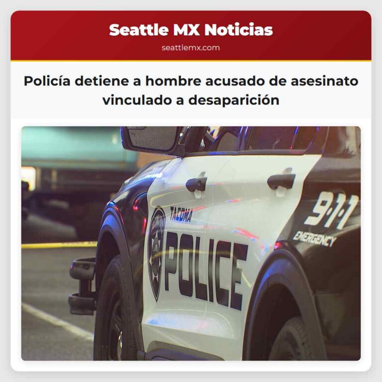 Policía detiene a hombre acusado de asesinato vinculado a desaparición