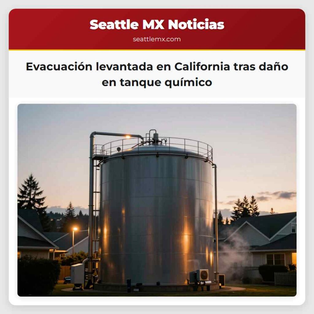 Evacuación levantada en California tras daño en
