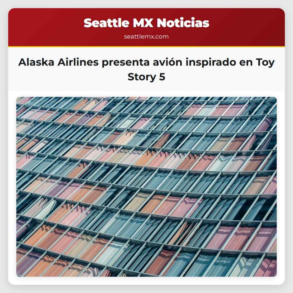 Alaska Airlines presenta avión inspirado en Toy