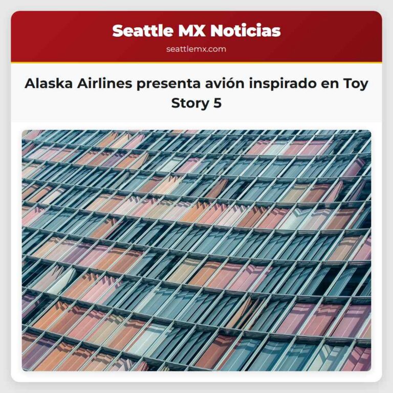 Alaska Airlines presenta avión inspirado en Toy Story 5