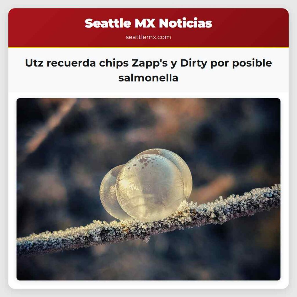 Utz recuerda chips Zapp's y Dirty por posible