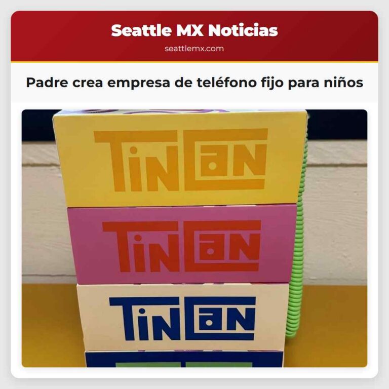 Padre crea empresa de teléfono fijo para niños