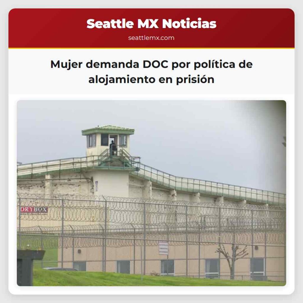 Mujer demanda DOC por política de alojamiento en