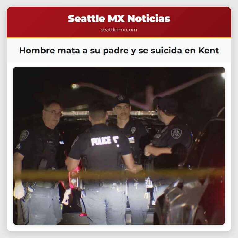 Hombre mata a su padre y se suicida en Kent