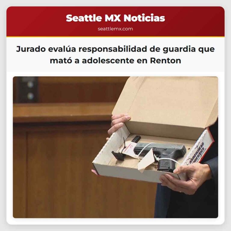 Jurado evalúa responsabilidad de guardia que mató a adolescente en Renton