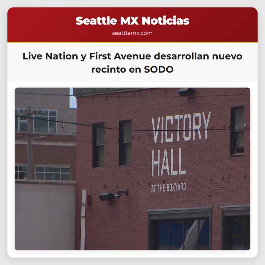 Live Nation y First Avenue desarrollan nuevo