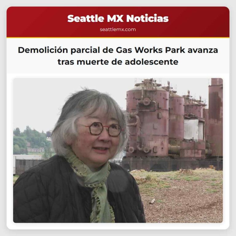 Demolición parcial de Gas Works Park avanza tras muerte de adolescente