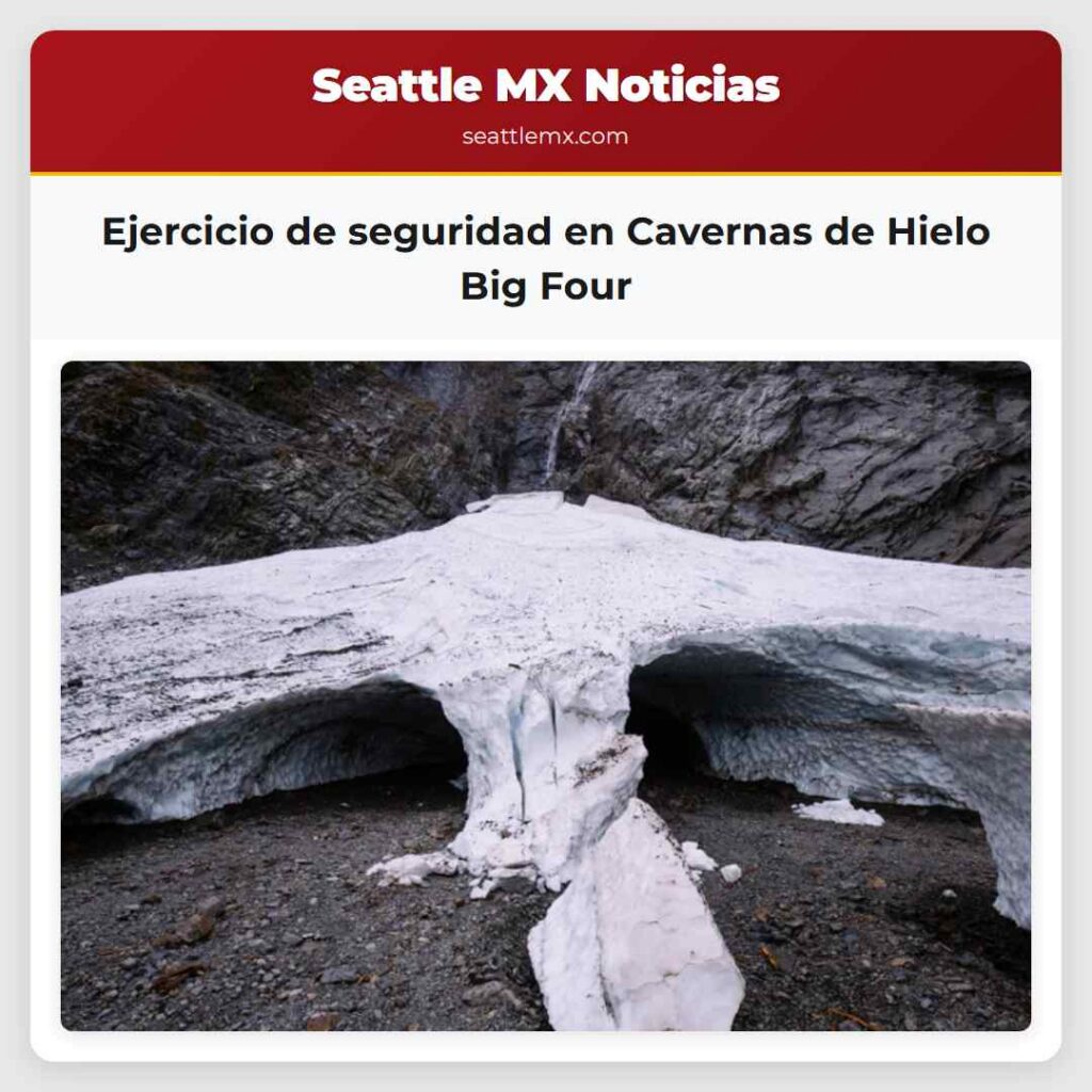 Ejercicio de seguridad en Cavernas de Hielo Big