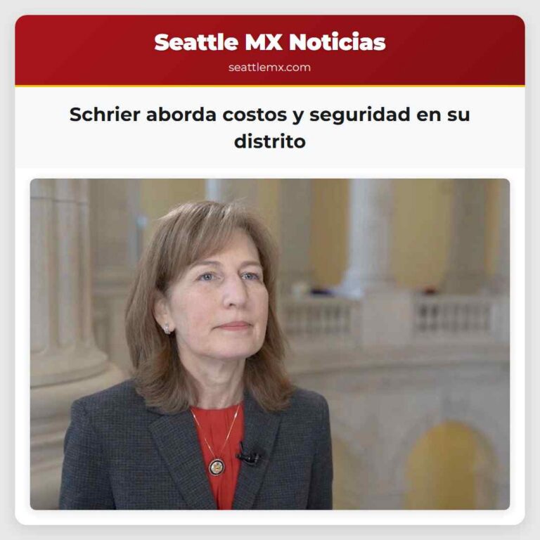 Schrier aborda costos y seguridad en su distrito